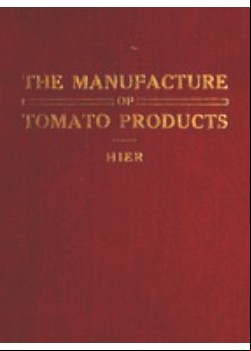 The Manufacture of Tomato Products