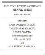 The Collected Works of Henrik Ibsen, Vol. 01